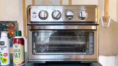 Healthy energysaving kitchen appliance for quick crispy meal