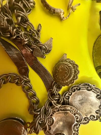 185 grams wearable and scrap vintage silver bundle - Thumbnail 3