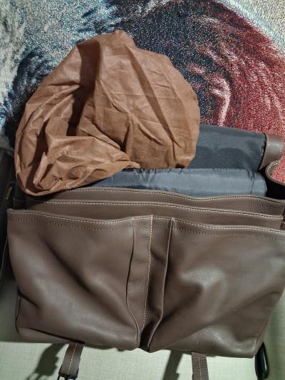 amerileather messages bag  brand new with brown  slip  buy - Thumbnail 3