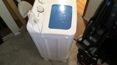 used small porterable washer with all hookups and cord - Thumbnail 7