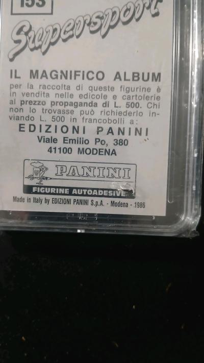 1986 Panini Supersport Mike Tyson 153  TRUE ITALIAN RC - Thumbnail 9