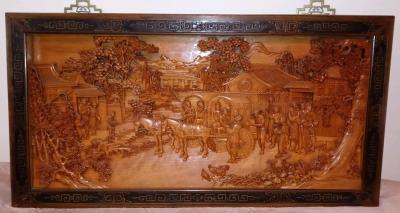 Asian Oriental Wall Art Panel