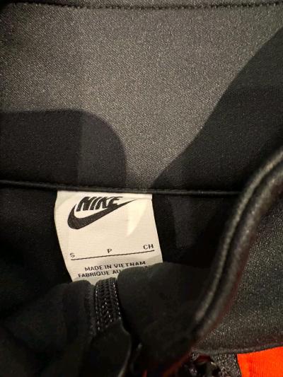Nike Mens Black  Orange FullZip Jacket with Smile Print - Thumbnail 7