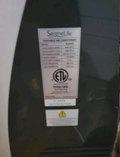 SereneLife Portable Air Conditioner - Thumbnail 3