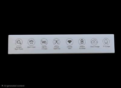 Smart Digital Desk Clock  Home Security Camera  HD WiFi - Thumbnail 3