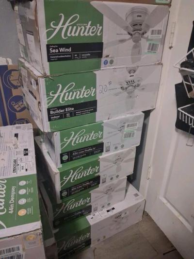 36 new Hunter Ceiling Fans read description