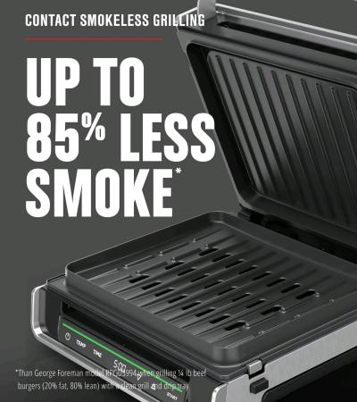 George Forman electric indoor countertop grill - Thumbnail 2