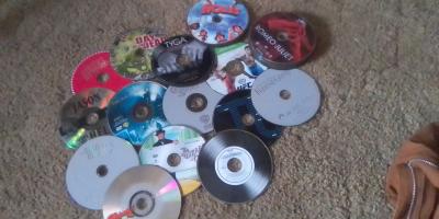 Movie DVDs and Music CDs