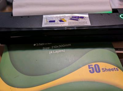 portable thermal tattoo printer with paper