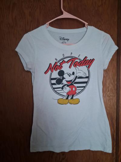 Nope Not Today Vtg Mickey Mouse Shirt