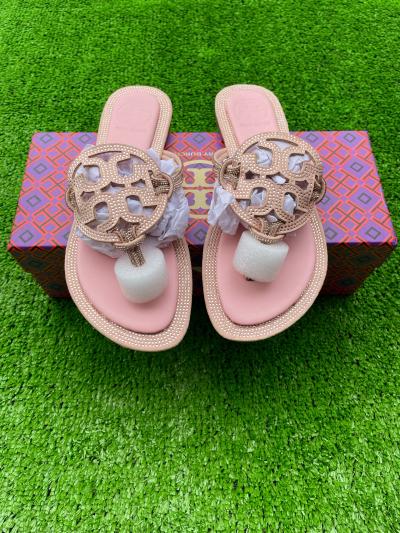 Tory Burch Miller Studded Thong Sandals  Silver - Thumbnail 2