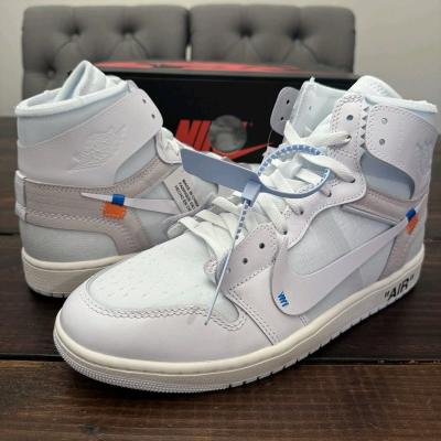 Air Jordan 1 High x VAA Virgil Abloh Archive Alaska Size 12 - Thumbnail 8