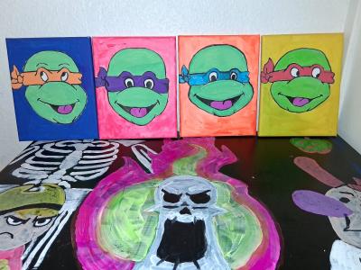 rainbow mutant ninja turtles