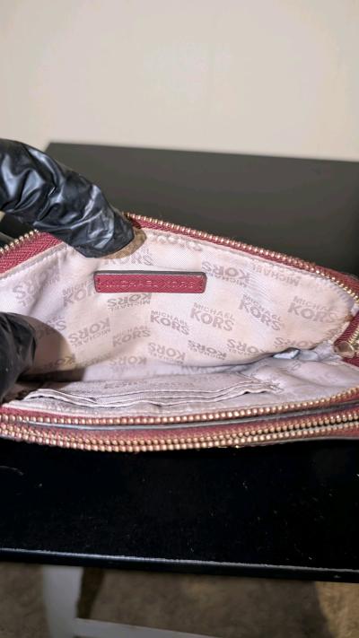 Michael Kors Leather Double Zip Wristlet wallet - Thumbnail 6