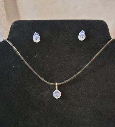 Handmade Stray Kids Bang Chan Earrings and Necklace