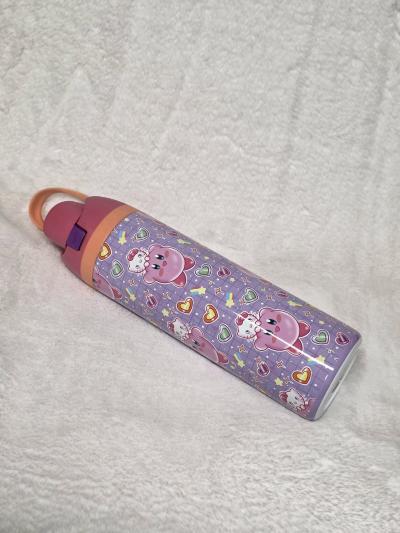 Kirby Hello Kitty Water Bottle - Thumbnail 2