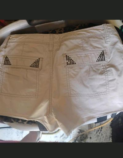 A Nice Womens Sexy Pair of Tan Old Navy Short Shorts - Thumbnail 2