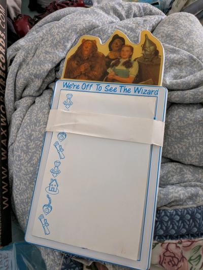 Vintage Wizard of Oz Notepad Set 1989