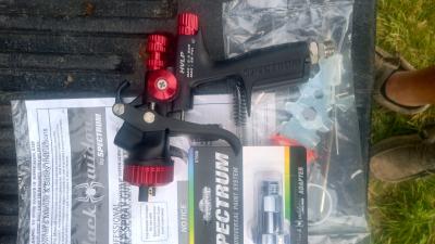 Spectrum Black Widow Professional HVLP spray gun