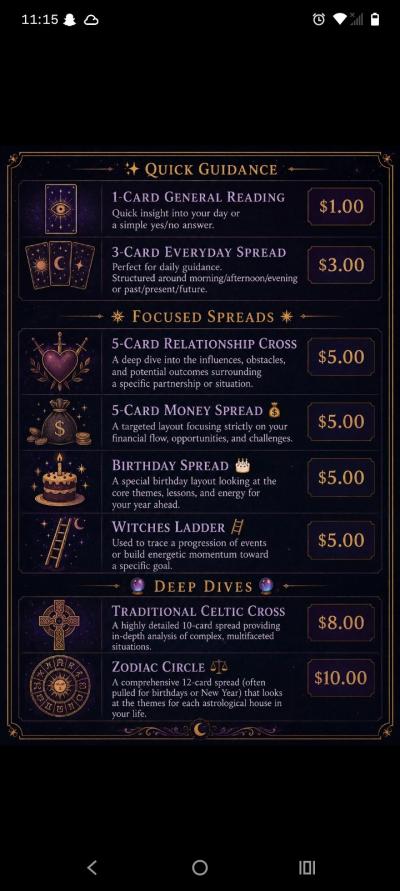 Spiritual Guidance Tarot Readings