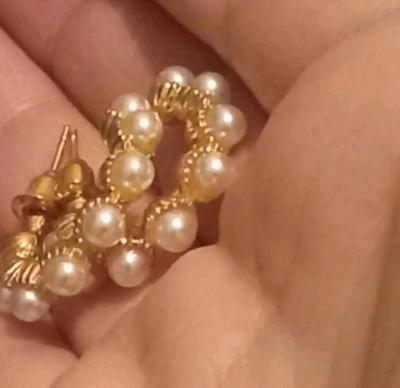 gold tone earrings - Thumbnail 7