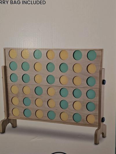Crane Wooden 4inarow games giant connect four style