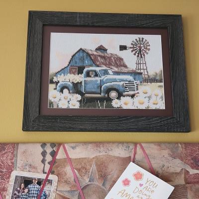 Art Diamond picture frame along with mat to showcase the pic