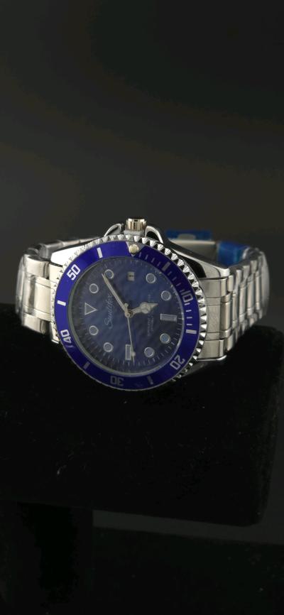 Blue Watch for Men stainless steel - Thumbnail 4