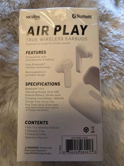 New In Box VIBE Bluetooth earbuds - Thumbnail 3