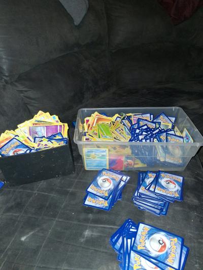 Pokemon cards and  baseball cards
