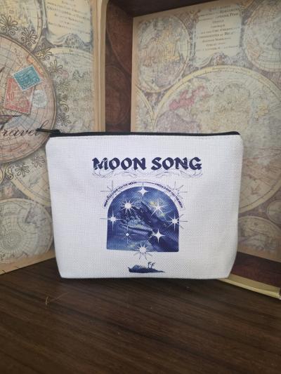 New Moon song makeup bag 9 x 7 in R1