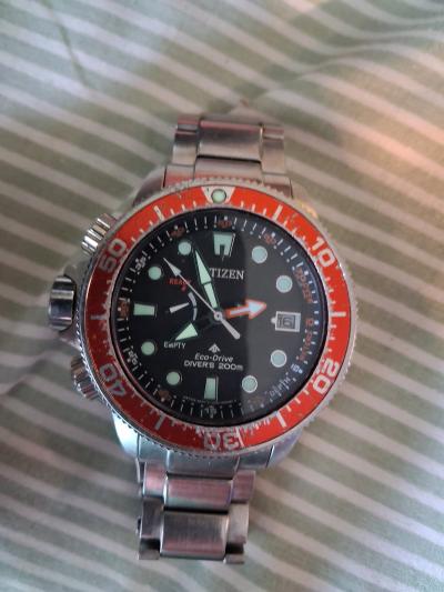 Mens citizens echoed drive master divers watch