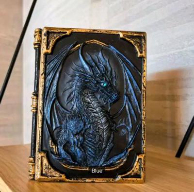 Handmade 3D Dragon Relief Embossed Resin Cover A5 Sketchbook - Thumbnail 2