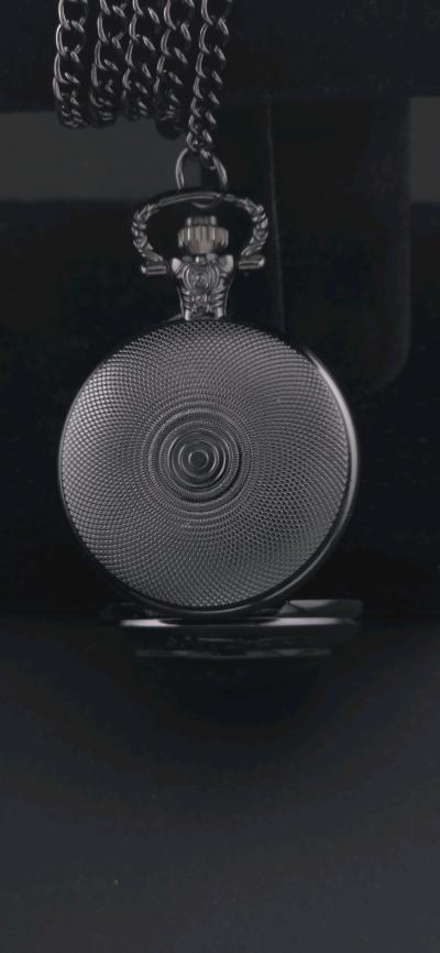 usa wolf pocket watch necklace - Thumbnail 5