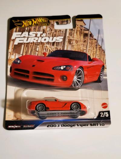 Hot Wheels 2003 Dodge Viper SRT10 Premium Fast and Furious