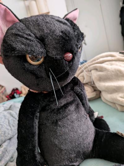 Scratch Black Cat Large by Maita and Yoneda