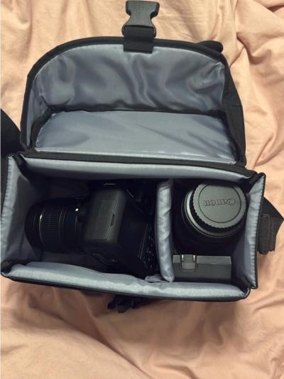 Canon EOS Rebel T7 Black DSLR Camera with Battery Charger an - Thumbnail 3