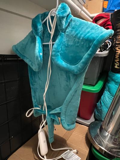 Teal Electric Heated Shoulder Neck  Back Wrap