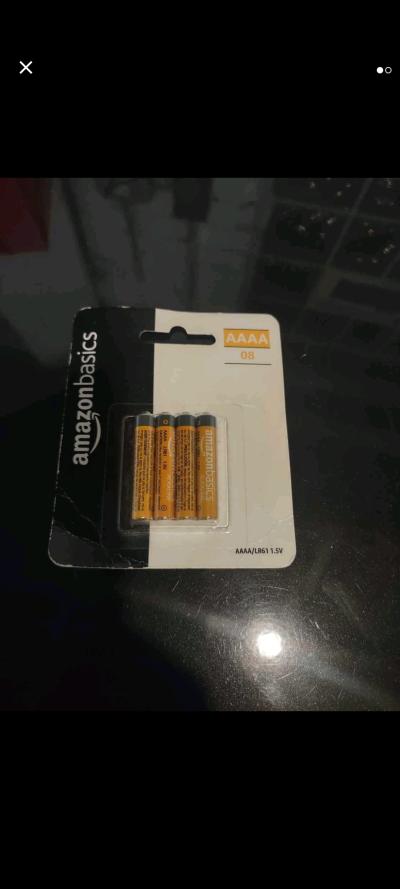 Amazon Basics AAAA Batteries 8 Pack New