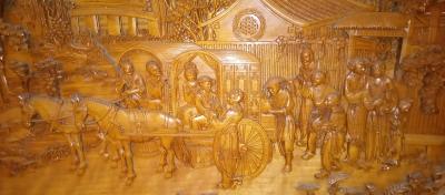 Asian Oriental Wall Art Panel - Thumbnail 2
