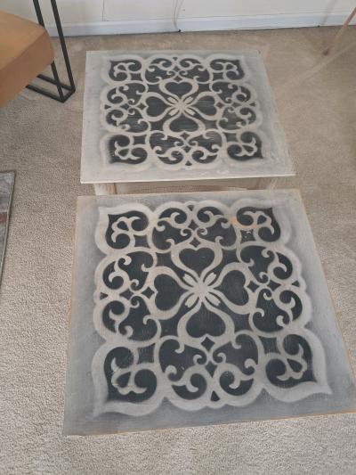 2 Stylish End Tables Practical