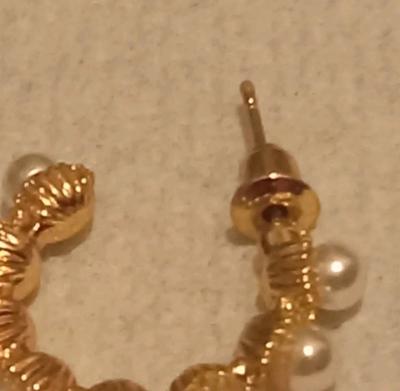 gold tone earrings - Thumbnail 12