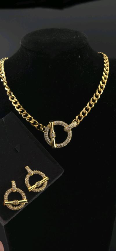 Earrings and Necklace Set - Thumbnail 2