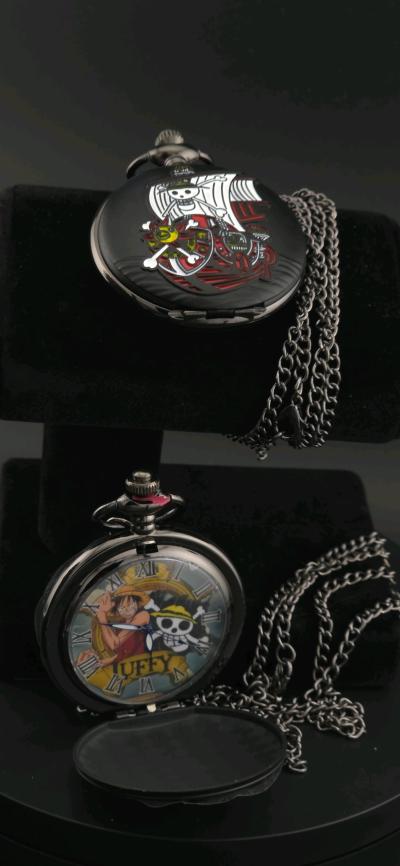one piece Pocket watch black unisex - Thumbnail 11