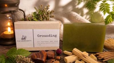 Grounding Natural Homemade Soap Bar