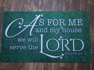 Joshua 2415 Serve the Lord IndoorOutdoor Doormat 30x18 - Thumbnail 3