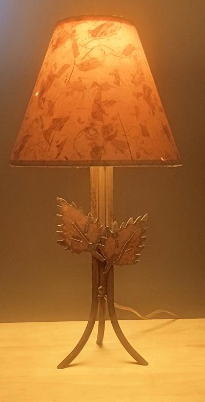 Rustic Metal Table Lamp - Thumbnail 2