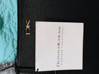 Donna Karan New York Black Pebbled Leather Tote Bag - Thumbnail 5