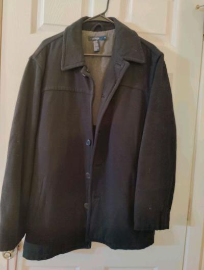 JCrew Mens Black ButtonFront Casual Jacket