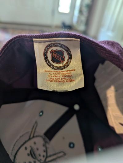 Vintage ANNCO NHL 90s Anaheim Mighty Ducks Snapback Hat RARE - Thumbnail 6